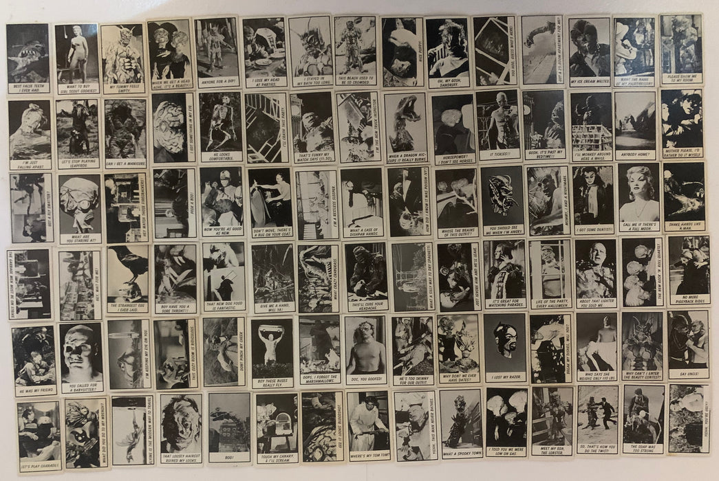 1963 Topps Monster Laffs Midgee Complete Card Set #1-153 EX+ Series 1 & 2 153 Cards - TvMovieCards.com