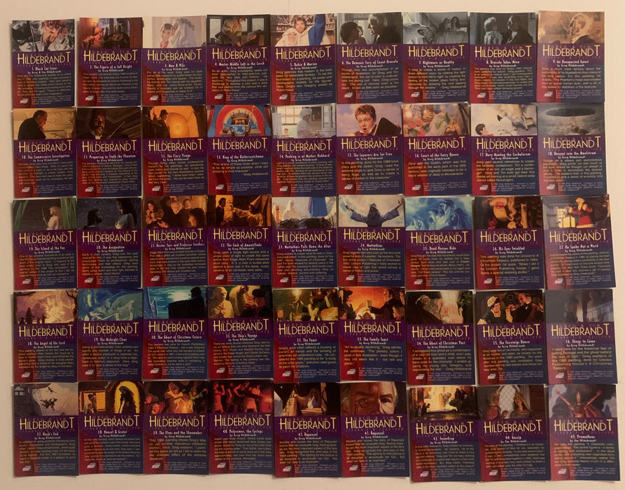 Hildebrandt Greg & Tim Separate & Together Chrome Card Set 90 Cards 1995 Comic Images