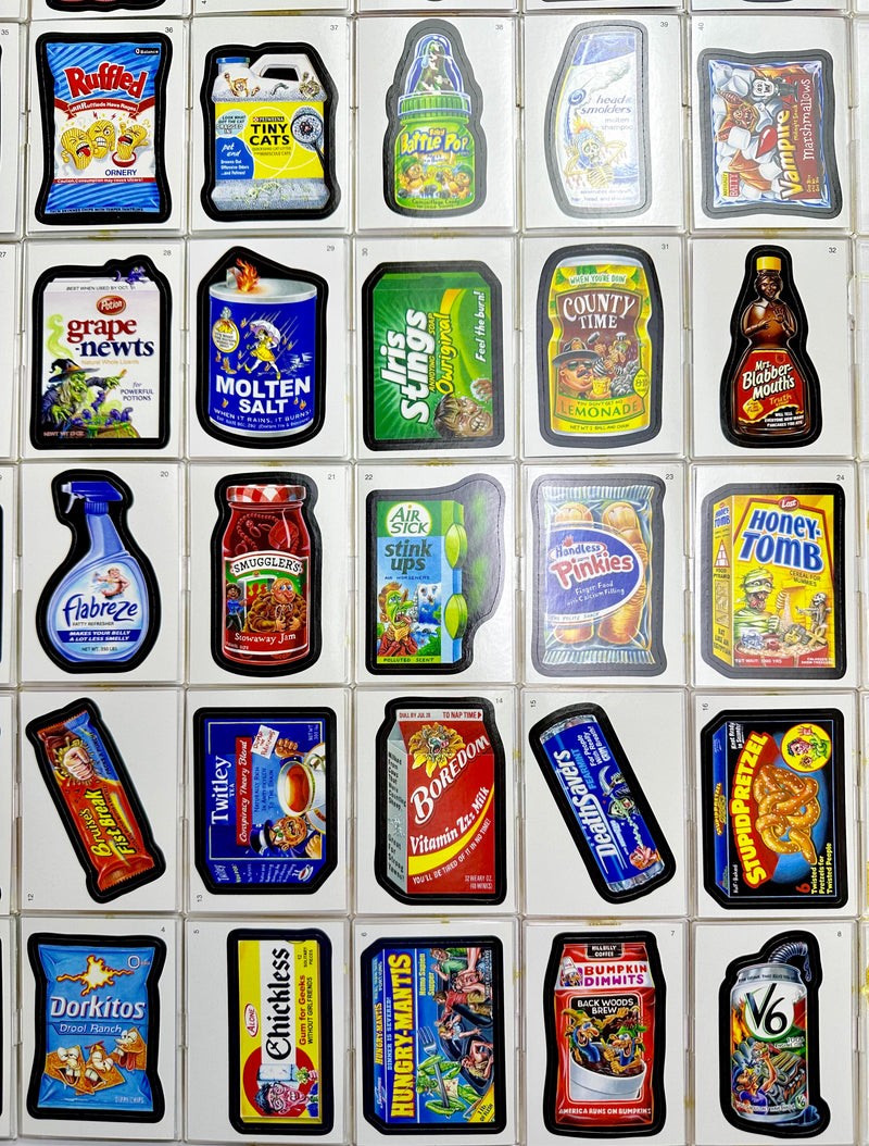 Wacky Packages ANS All New Series 7 Seven 55 Sticker Trading Card Set Topps 2010   - TvMovieCards.com