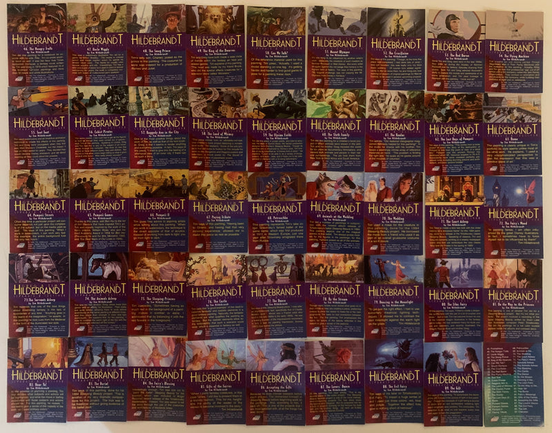 Hildebrandt Greg & Tim Separate & Together Chrome Card Set 90 Cards 1995 Comic I - TvMovieCards.com