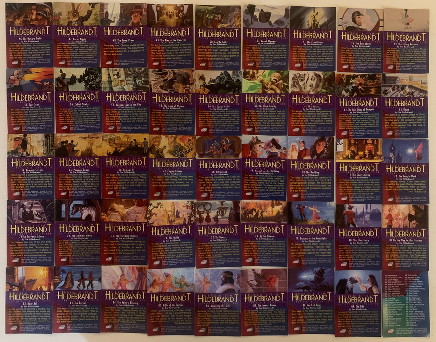 Hildebrandt Greg & Tim Separate & Together Chrome Card Set 90 Cards 1995 Comic Images