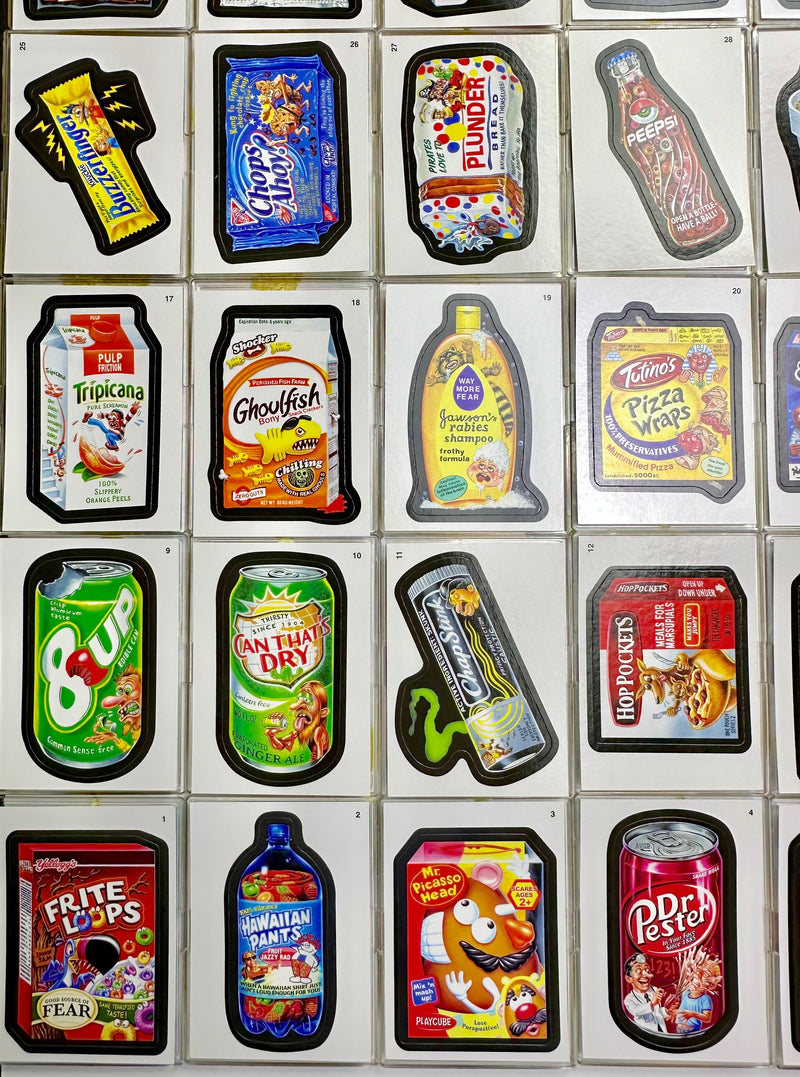 Wacky Packages ANS All New Series 8 Eight 55 Sticker Trading Card Set Topps 2011   - TvMovieCards.com