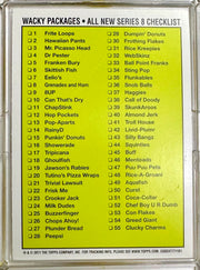 Wacky Packages ANS All New Series 8 Eight 55 Sticker Trading Card Set Topps 2011   - TvMovieCards.com