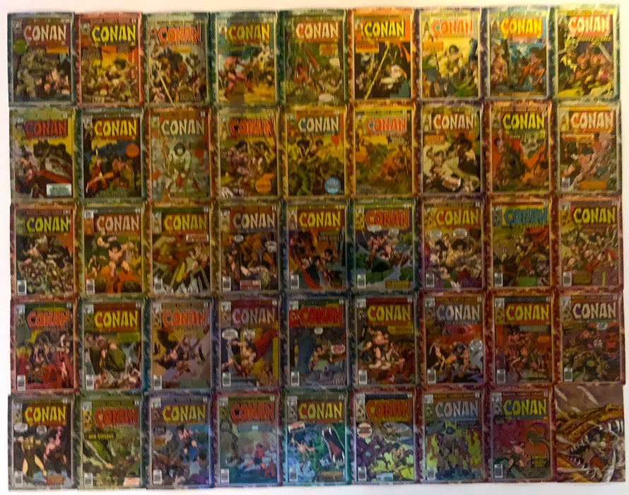 1996 Comic Images Conan The Marvel Years Complete 90 Chromium Card Set NM