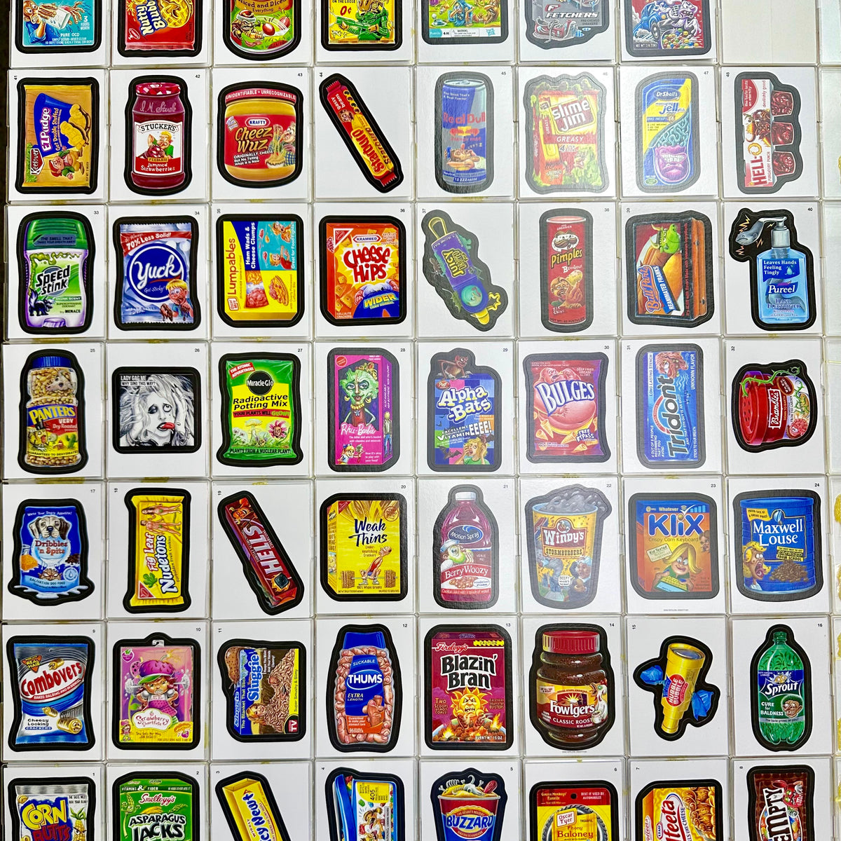 Wacky Packages ANS All New Series 9 Nine 55 Sticker Trading Card