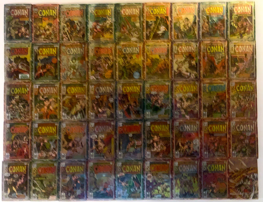 1996 Comic Images Conan The Marvel Years Complete 90 Chromium Card Set NM