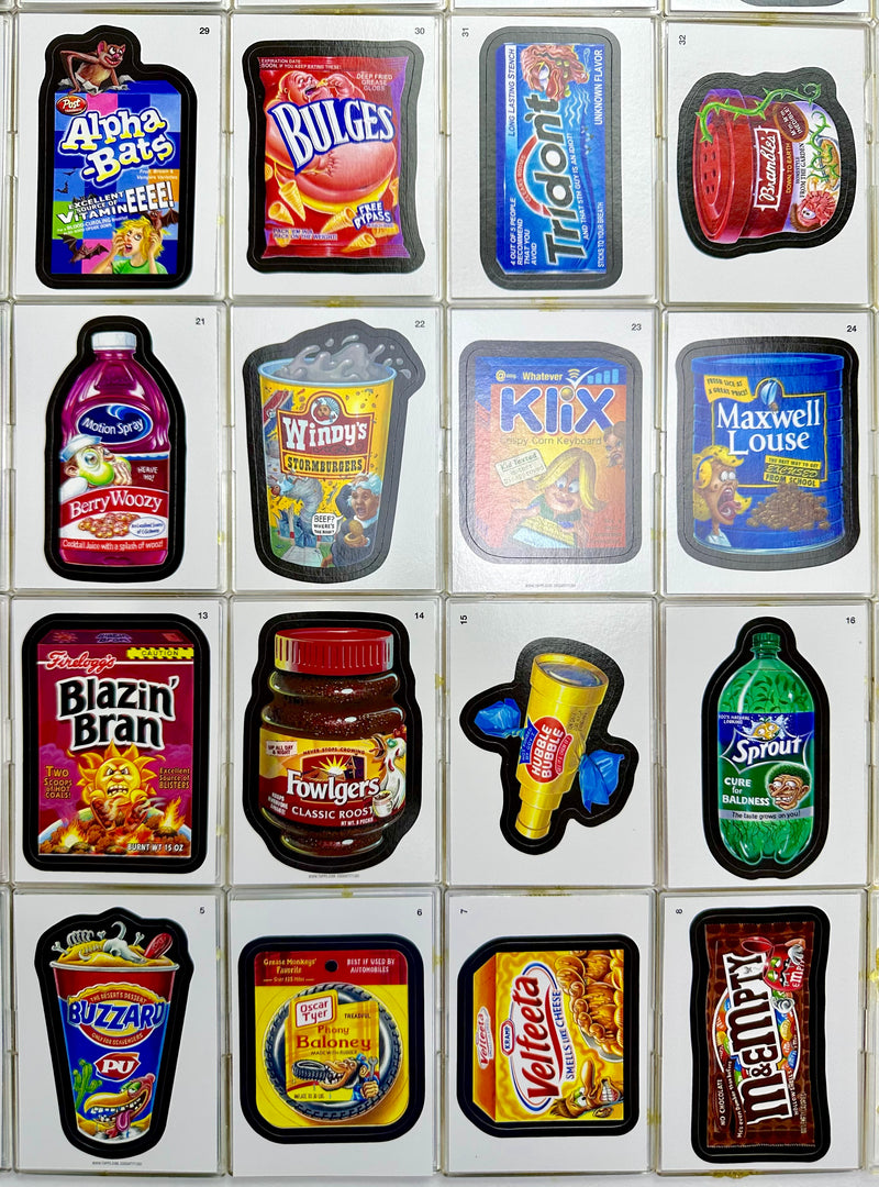 Wacky Packages ANS All New Series 9 Nine 55 Sticker Trading Card Set Topps 2012   - TvMovieCards.com