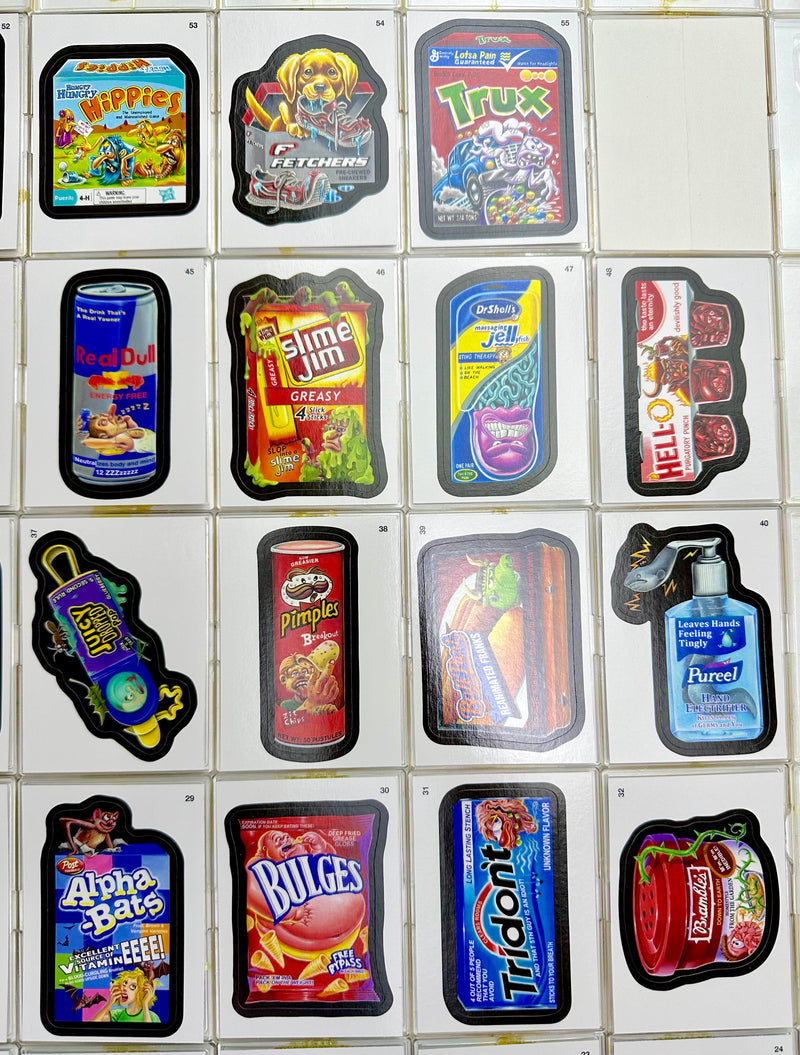 Wacky Packages ANS All New Series 9 Nine 55 Sticker Trading Card Set Topps 2012   - TvMovieCards.com