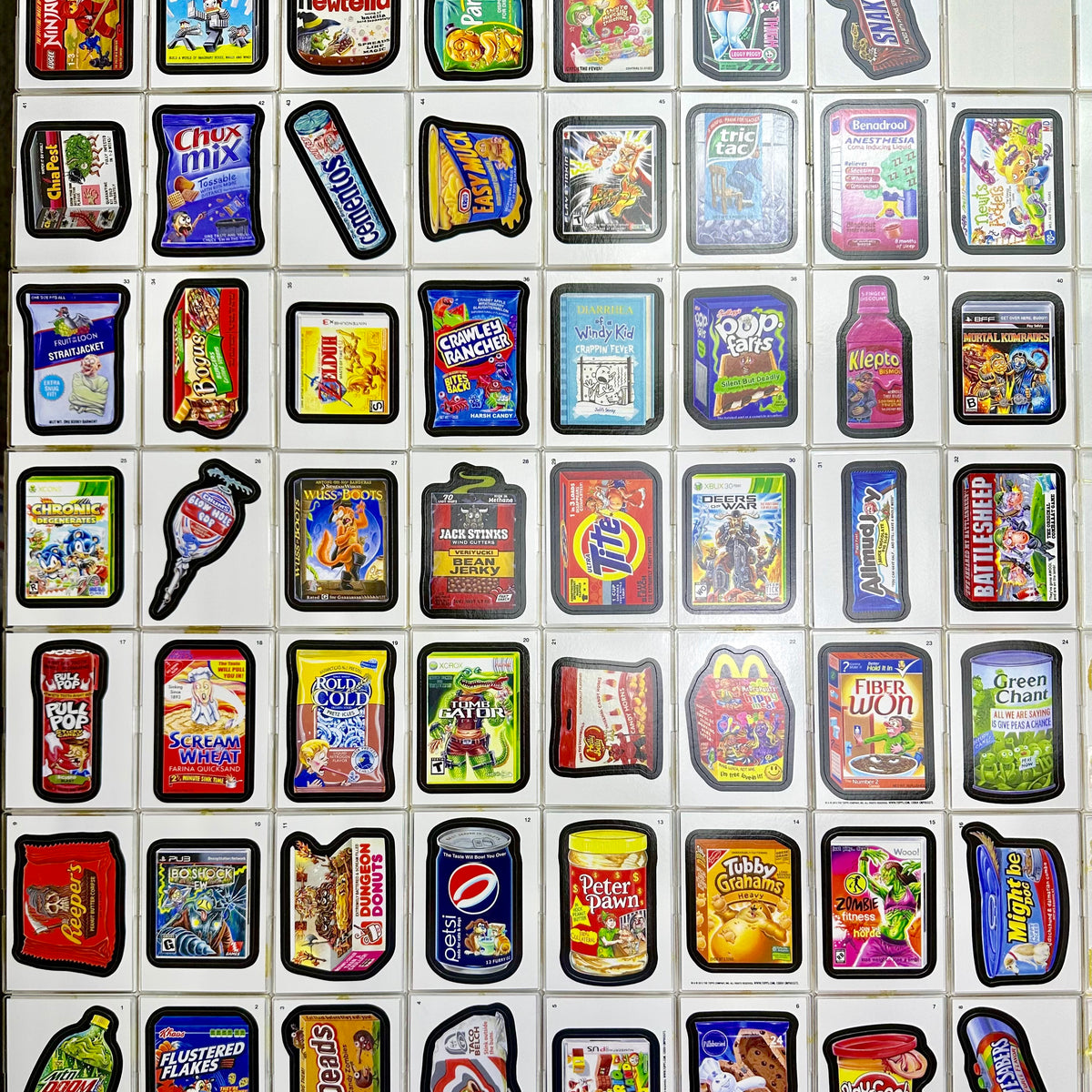 Wacky Packages ANS All New Series 10 Ten 55 Sticker Trading Card