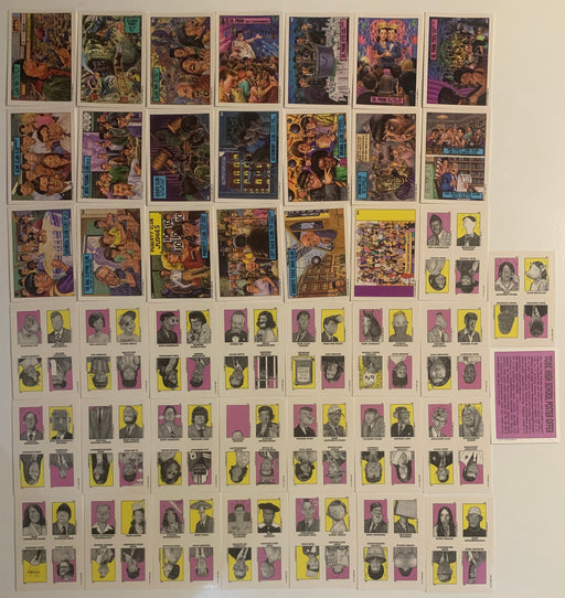 Complete 1991 Topps Toxic High School 88 Card Sticker Set Vintage Comedy Spoof - TvMovieCards.com