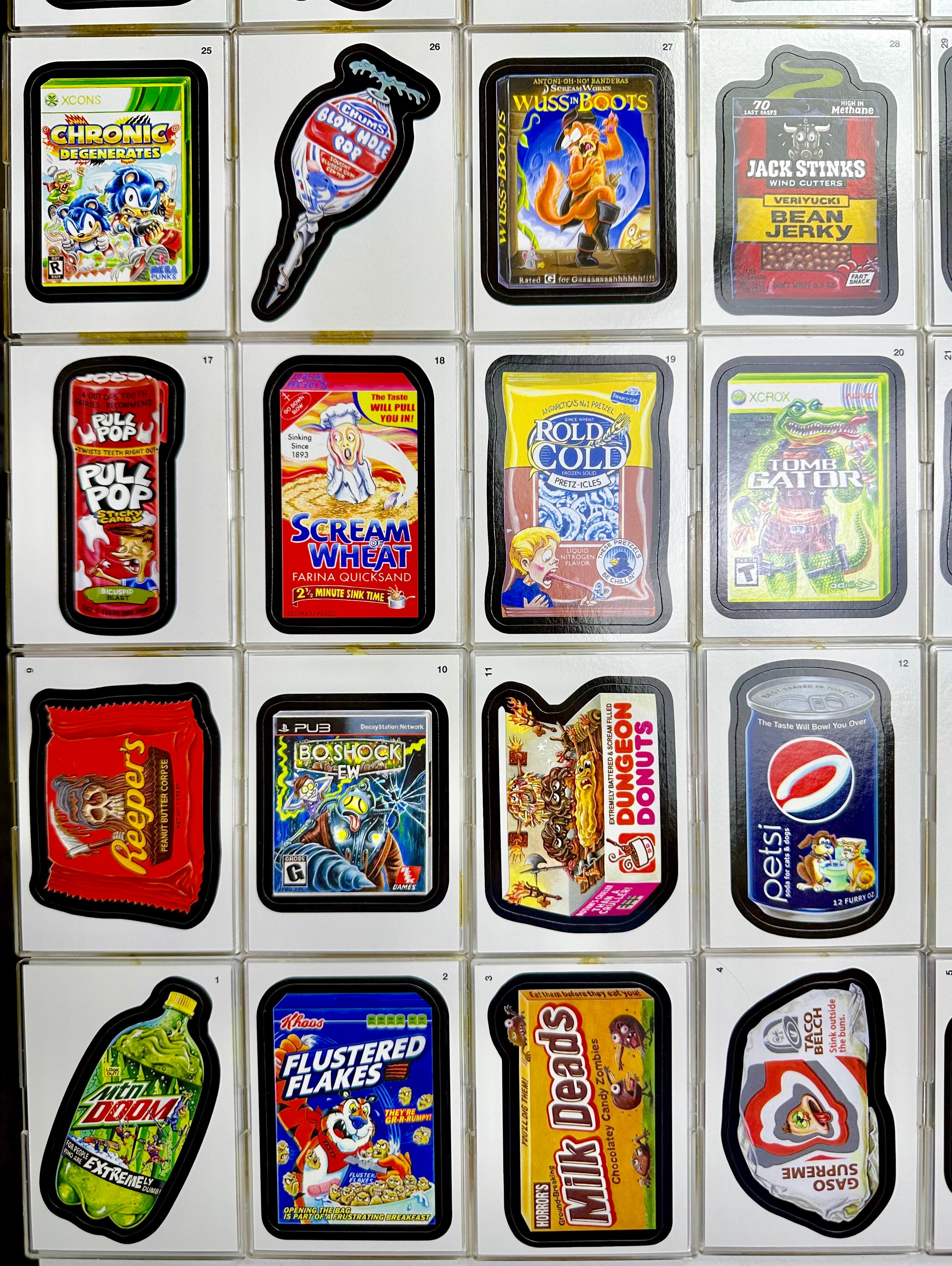 Wacky Packages ANS All New Series 10 Ten 55 Sticker Trading Card