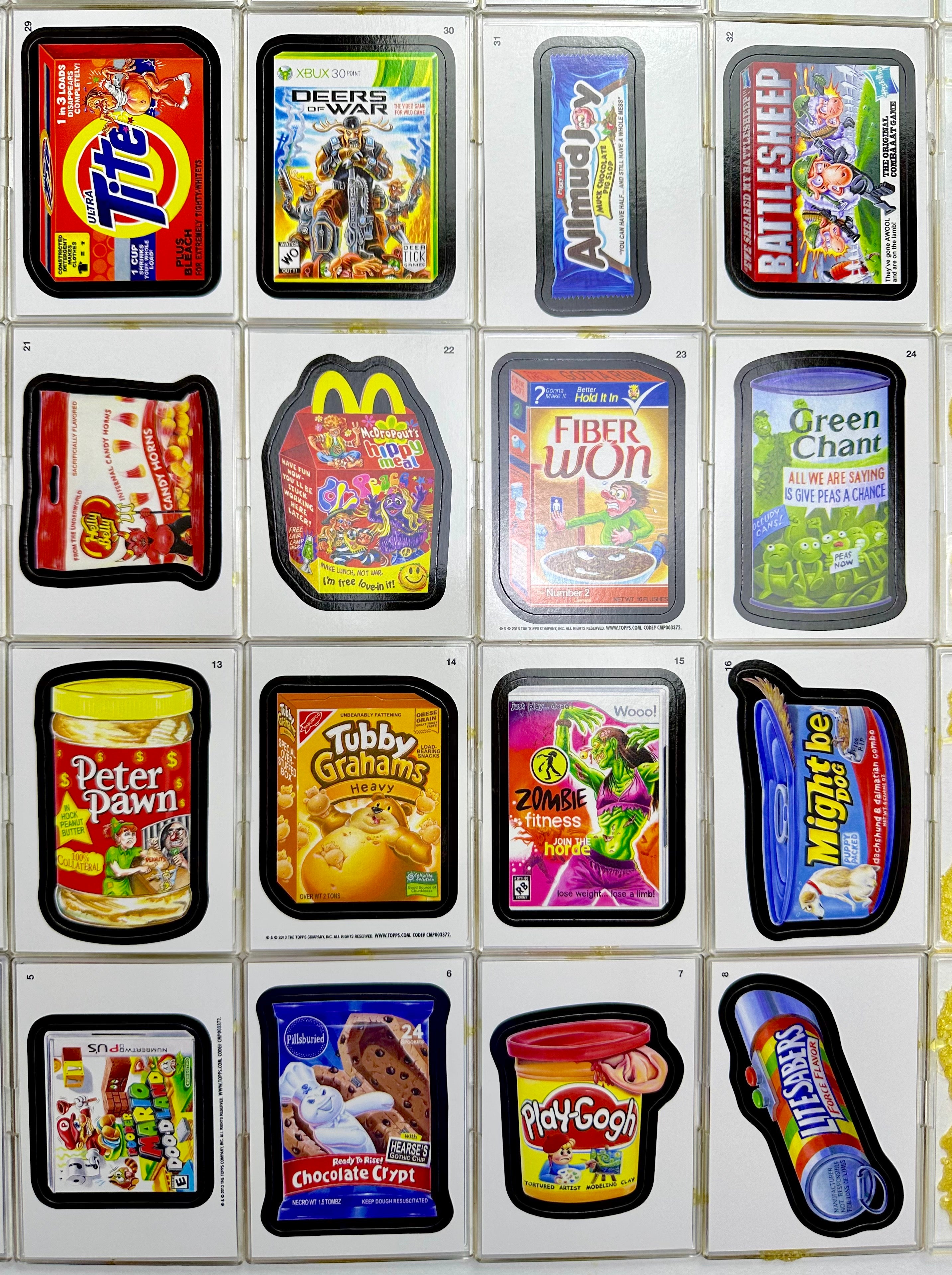Wacky Packages ANS All New Series 10 Ten 55 Sticker Trading Card