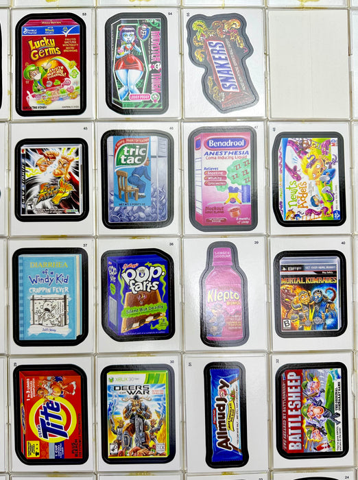 Wacky Packages ANS All New Series 10 Ten 55 Sticker Trading Card Set Topps 2013   - TvMovieCards.com