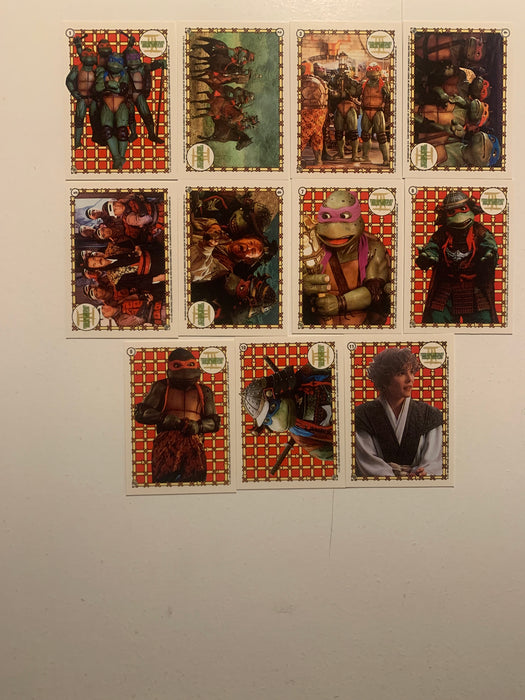 1992 Topps Teenage Mutant Ninja Turtles III Complete 88 Card + 11 Sticker Set NM