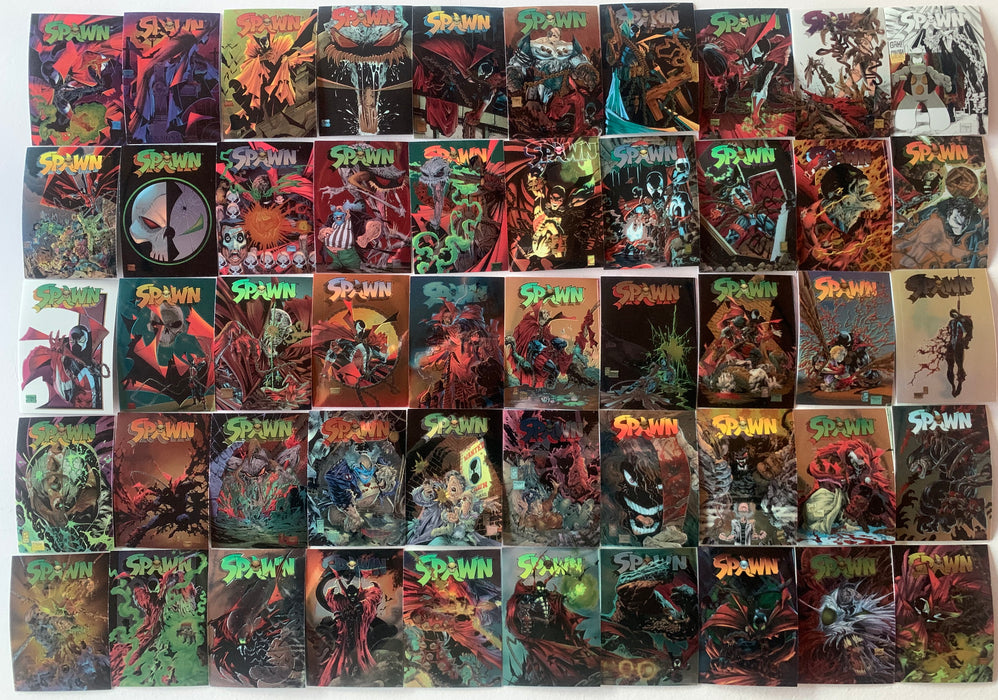 1996 WildStorm Spawn Chromium Complete 99 Card Base Set Todd McFarlane NM