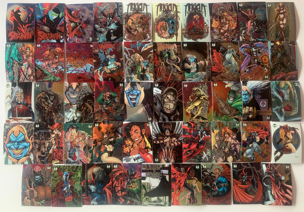 1996 WildStorm Spawn Chromium Complete 99 Card Base Set Todd McFarlane NM