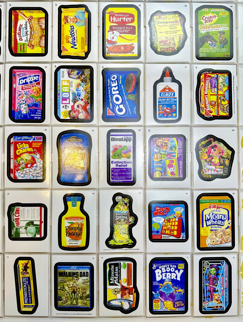 Wacky Packages All New Series 11 55 Sticker Trading Card Set Topps 2014   - TvMovieCards.com