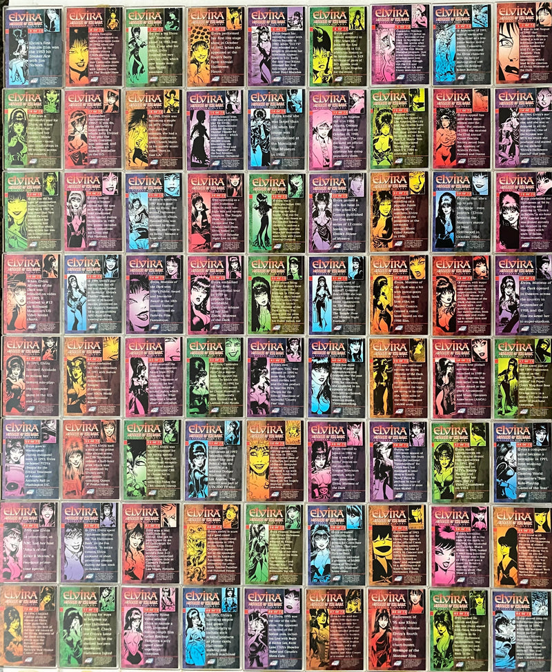 1996 Elvira Mistress of the Dark Base Trading Card Set 72 Cards Comic Images   - TvMovieCards.com