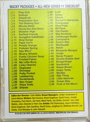 Wacky Packages All New Series 11 55 Sticker Trading Card Set Topps 2014   - TvMovieCards.com