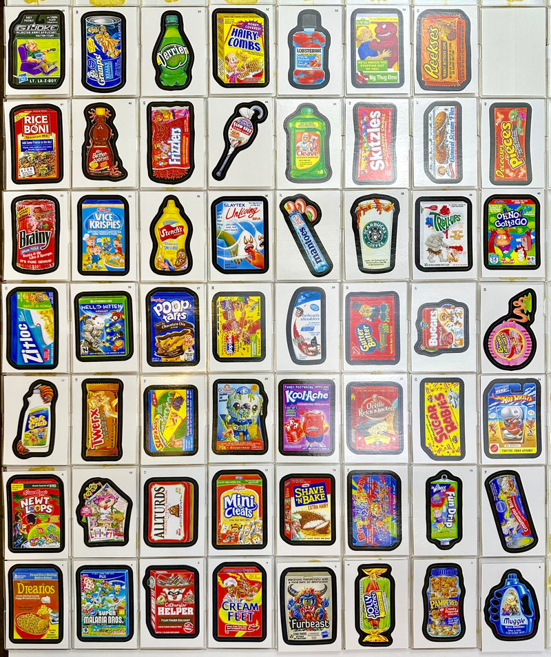 Wacky Packages ANS12 Series 1 - 55 Sticker Trading Card Set Topps 2014   - TvMovieCards.com