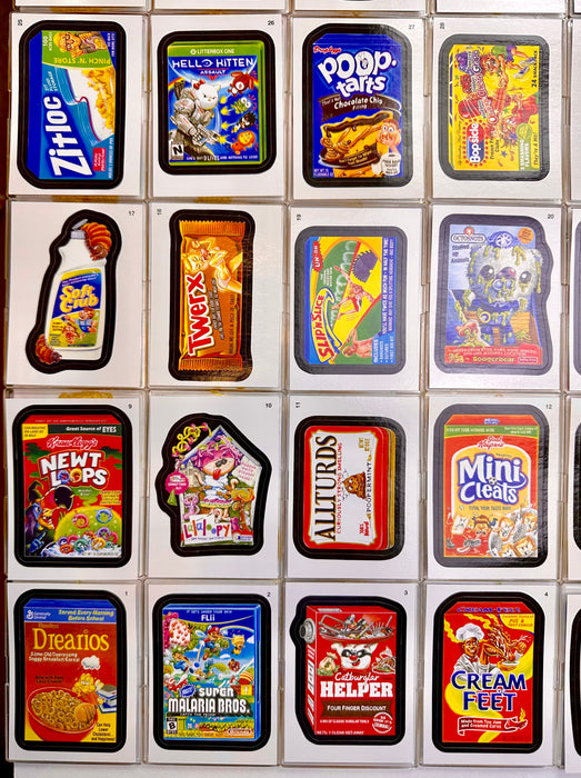 Wacky Packages ANS12 Series 1 - 55 Sticker Trading Card Set Topps 2014   - TvMovieCards.com