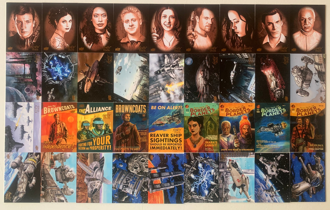 2015 Upper Deck Firefly The Verse Complete Base Set 171 Gold Foil Cards NM