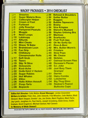 Wacky Packages ANS12 Series 1 - 55 Sticker Trading Card Set Topps 2014   - TvMovieCards.com