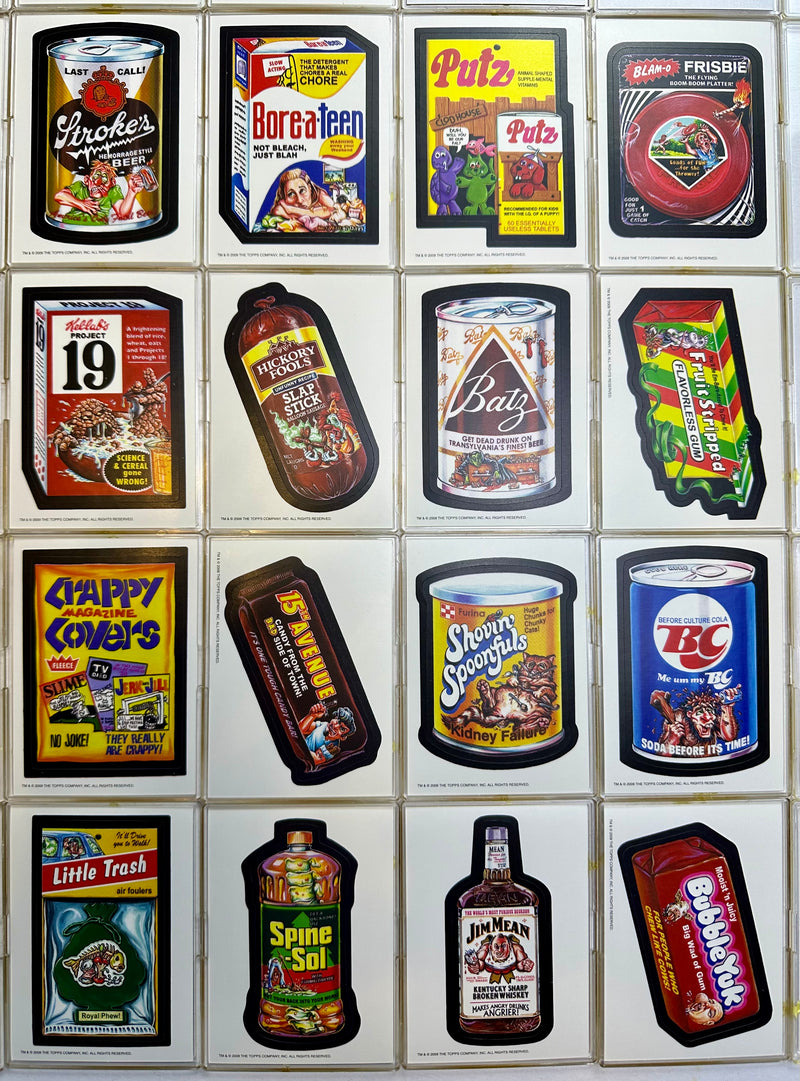Wacky Packages Old School Series 1 - 42 Sticker / Puzzle Card Set Topps 2009   - TvMovieCards.com