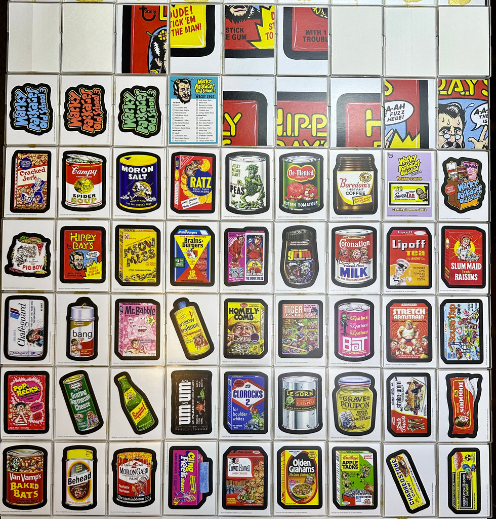Wacky Packages Old School Series 3 Tan 58 Sticker / Puzzle Card