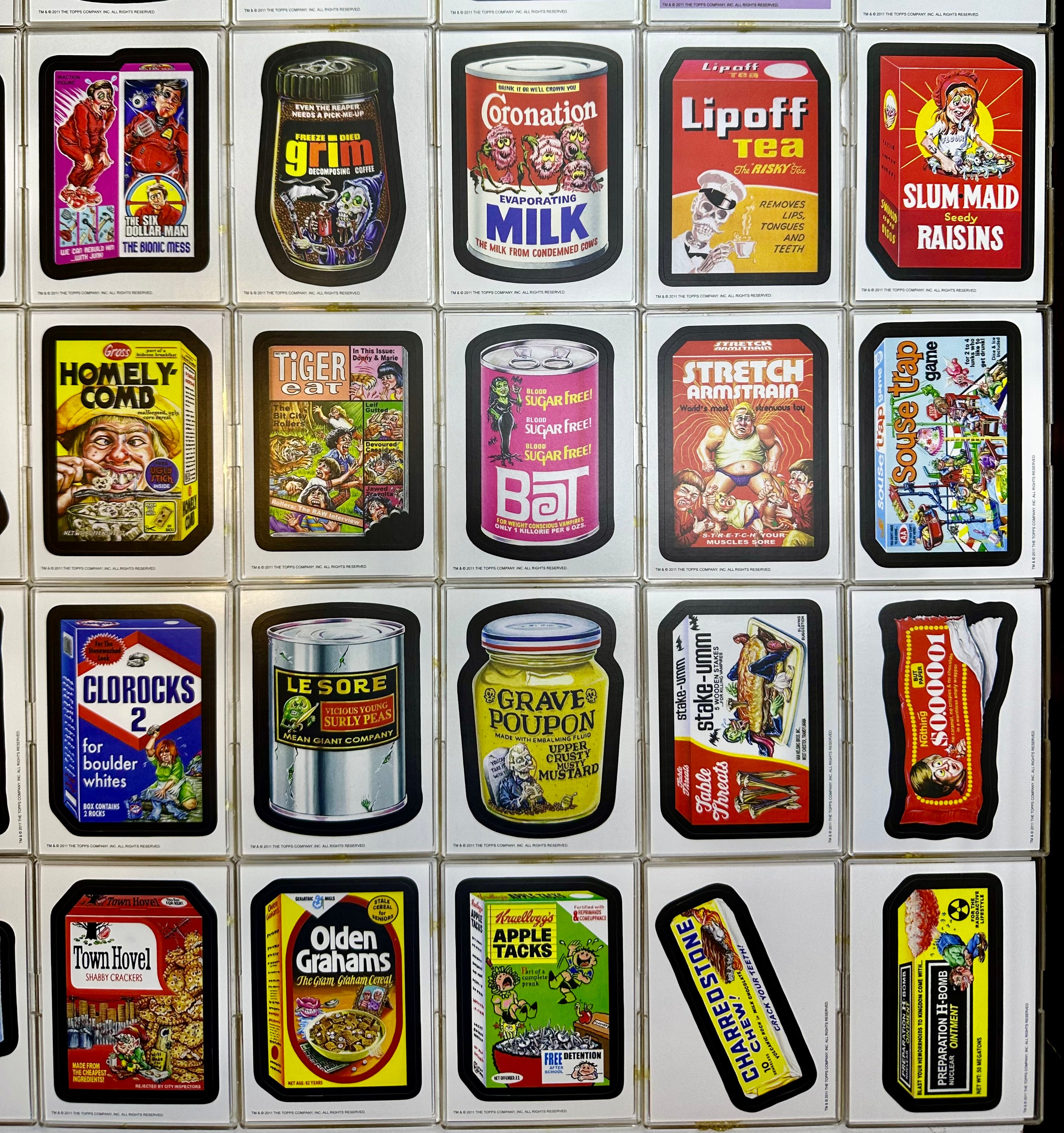 50〜60's ビンテージ　ヌバックレザー❗️ユニオンチケット❗️ Wacky Packages Old School Series 3 Tan 58 Sticker / Puzzle Card