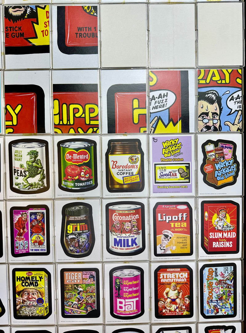 Wacky Packages Old School Series 3 Tan 58 Sticker / Puzzle Card Set Topps 2012   - TvMovieCards.com