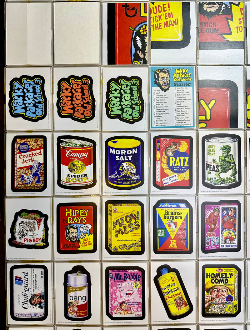 Wacky Packages Old School Series 3 Tan 58 Sticker / Puzzle Card Set Topps 2012   - TvMovieCards.com