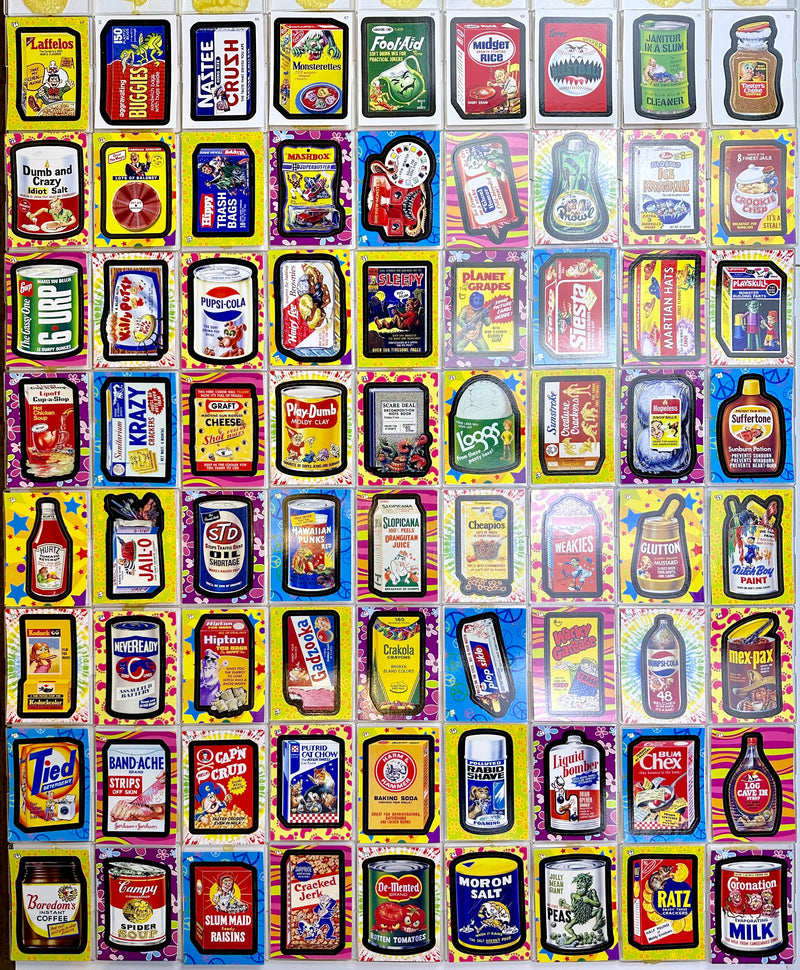 Wacky Packages Series 1 Flashback 72 Sticker Trading Card Set Topps 2008   - TvMovieCards.com