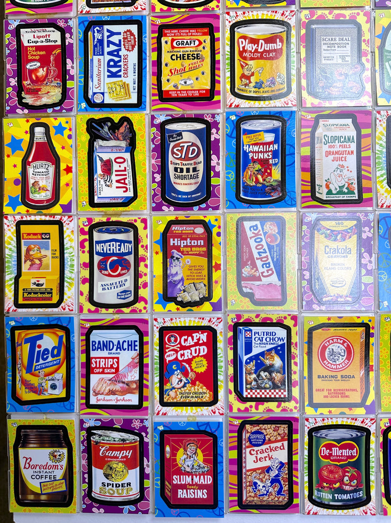 Wacky Packages Series 1 Flashback 72 Sticker Trading Card Set Topps 2008   - TvMovieCards.com