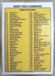 Wacky Packages Series 1 Flashback 72 Sticker Trading Card Set Topps 2008   - TvMovieCards.com