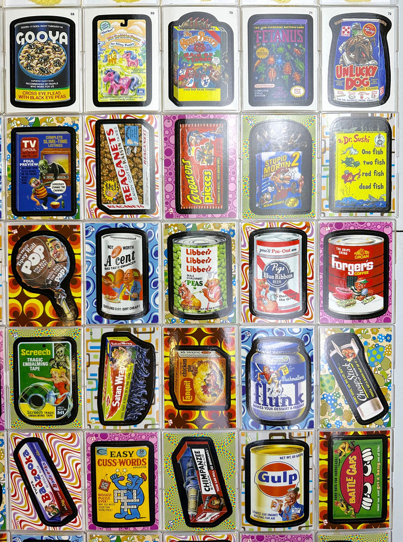 Wacky Packages Series 2 Flashback 72 Sticker Trading Card Set Topps 2008   - TvMovieCards.com