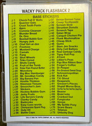 Wacky Packages Series 2 Flashback 72 Sticker Trading Card Set Topps 2008   - TvMovieCards.com