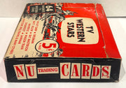 1959 TV Western Stars Vintage Trading Card Box Empty Nu Trading Cards - TvMovieCards.com