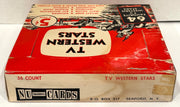 1959 TV Western Stars Vintage Trading Card Box Empty Nu Trading Cards - TvMovieCards.com