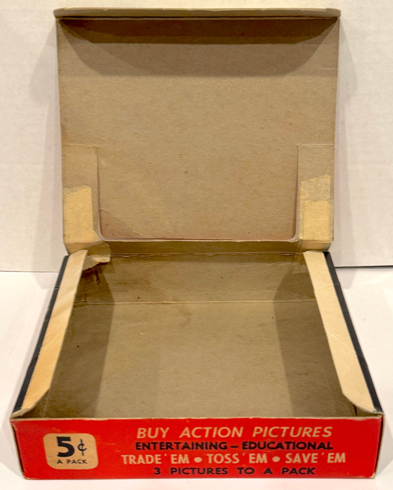 1959 TV Western Stars Vintage Trading Card Box Empty Nu Trading Cards - TvMovieCards.com