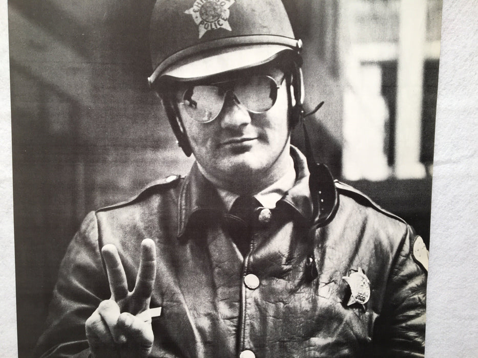 1970 Insanity Chicago Police Poster - Peace Policeman CPD - N 136 Laurel Ross   - TvMovieCards.com