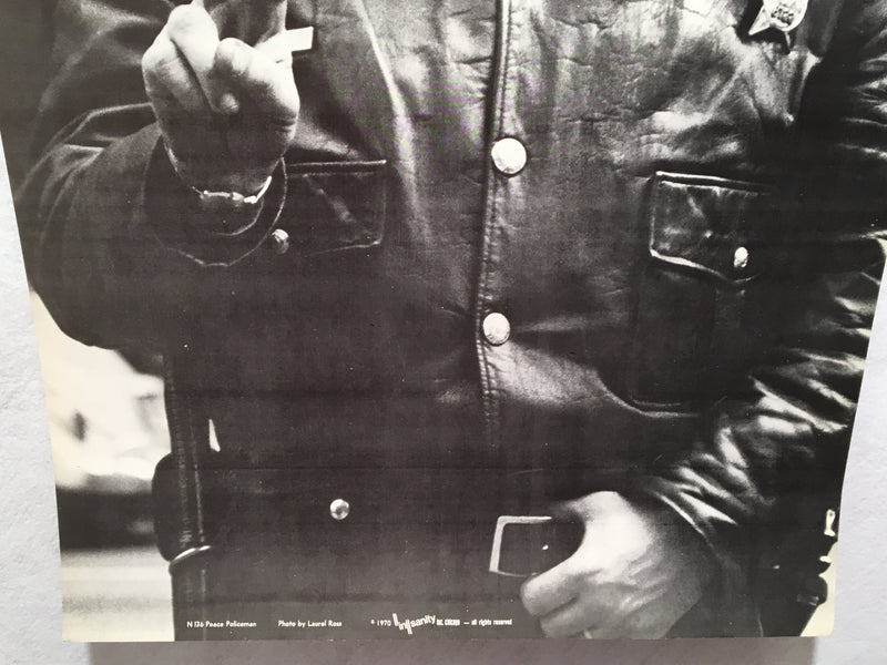 1970 Insanity Chicago Police Poster - Peace Policeman CPD - N 136 Laurel Ross   - TvMovieCards.com