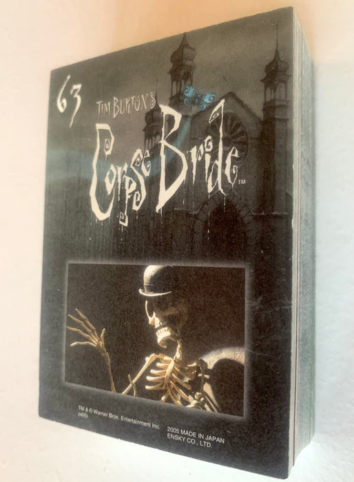 2005 Tim Burton's Corpse Bride Silver / Gold Foil Base Card Set 63 cards Artbox NM - TvMovieCards.com