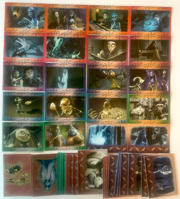 2005 Tim Burton's Corpse Bride Silver / Gold Foil Base Card Set 63 cards Artbox NM - TvMovieCards.com