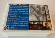1993 Topps Jurassic Park Deluxe Gold Series 88 Card Complete Base Set Limited NM - TvMovieCards.com