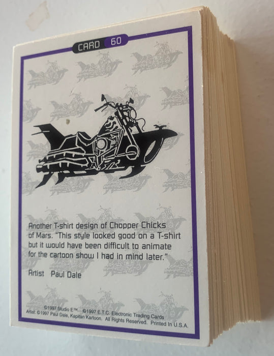 1997 Studio E Chopper Chicks of Mars 60 Card Complete Base Set Near Mint - TvMovieCards.com