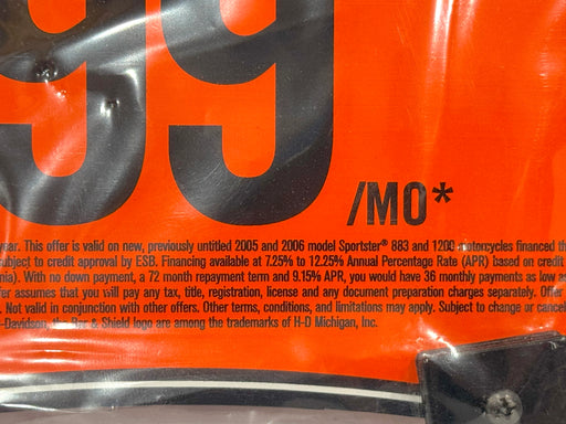 2006 Harley Davidson Sportster 883 Dealer Sales Promotion Pricing Magnetic Sign - TvMovieCards.com