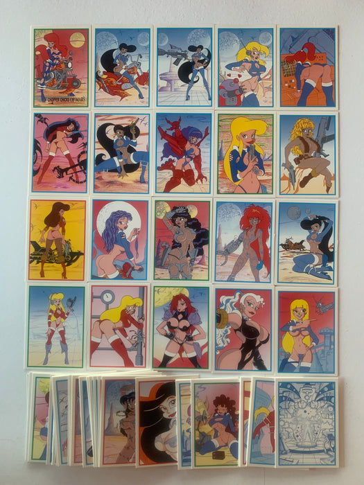 1997 Studio E Chopper Chicks of Mars 60 Card Complete Base Set Near Mint - TvMovieCards.com