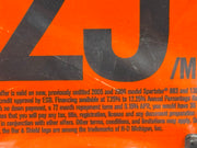 2006 Harley Davidson Sportster 1200 Dealer Sales Promotion Pricing Magnetic Sign - TvMovieCards.com