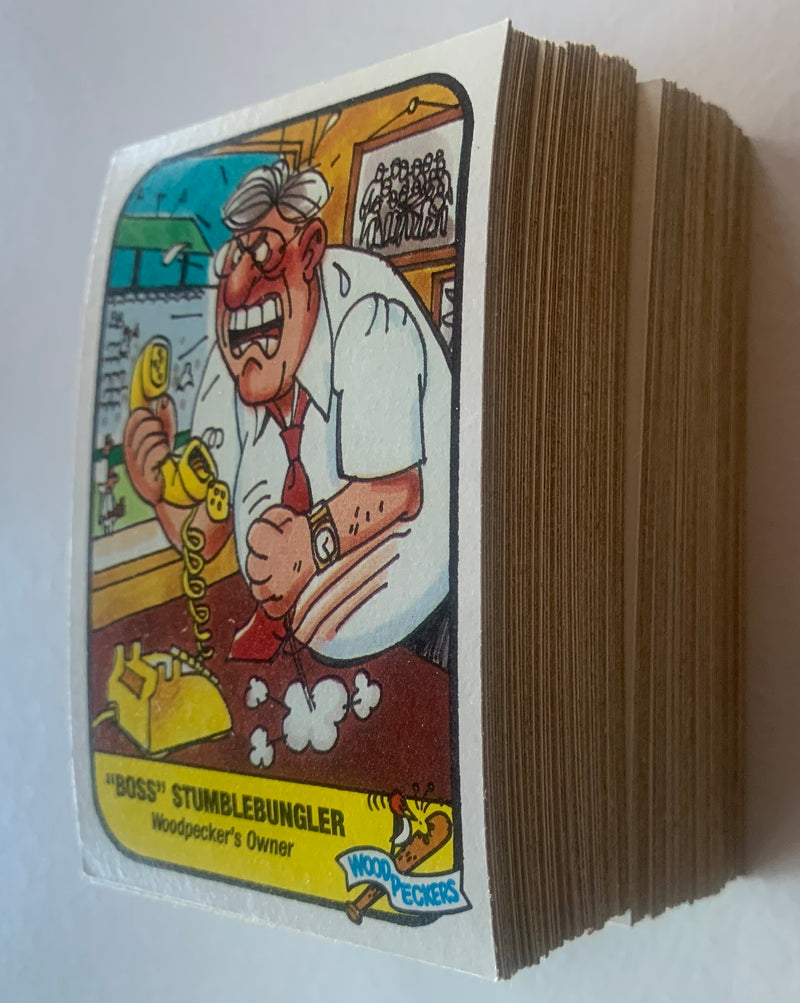 Wacky At Bats Card Set 100 Swear Scratch Steal Baseball Parody Cards 1991 Confax - TvMovieCards.com